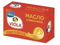 Масло ВИОЛА сладкосливочное 82% 180г/фольга