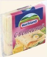 Сыр ХОХЛАНД 45% тостерный с ветчиной п/у 150г