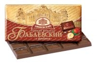 Шоколад БАБАЕВСКИЙ темный с фундуком 100гр